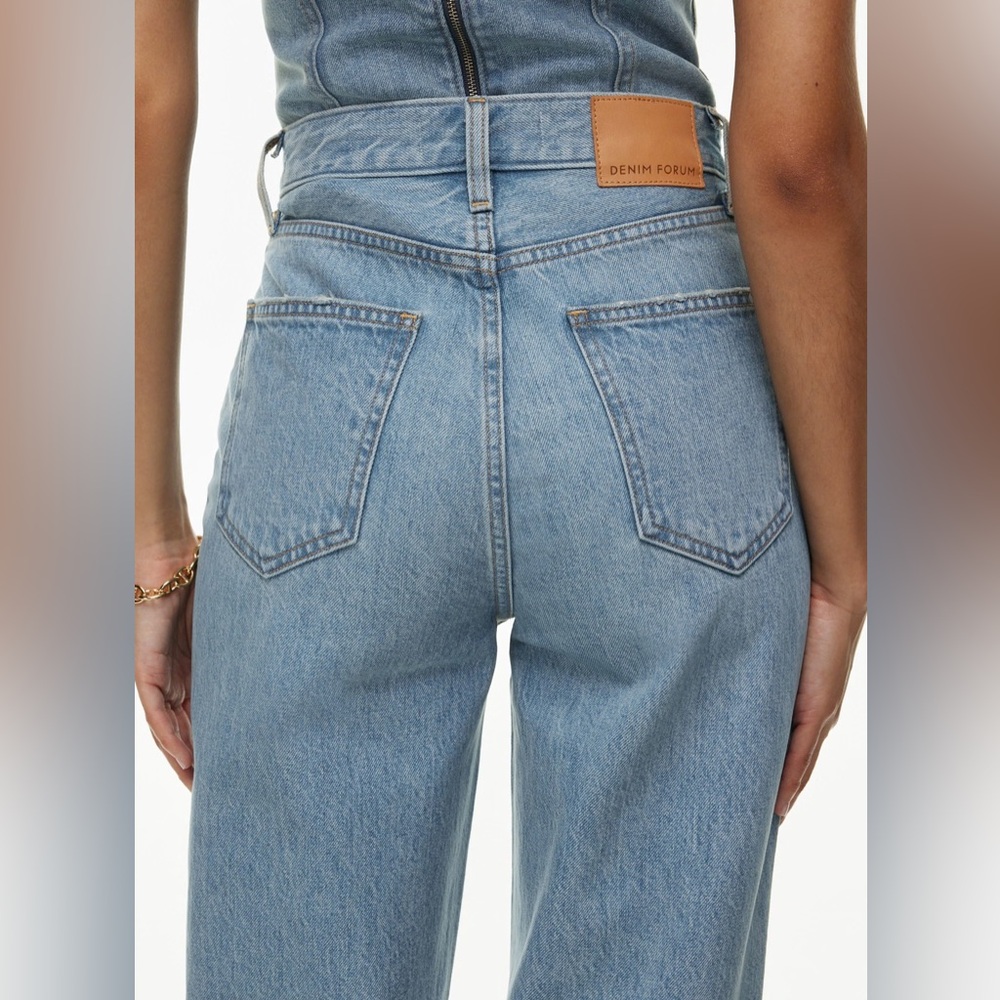 Aritzia Denim Forum The '80s Jody Hi-rise Baggy Taper Jean NWT - Picture 2 of 8